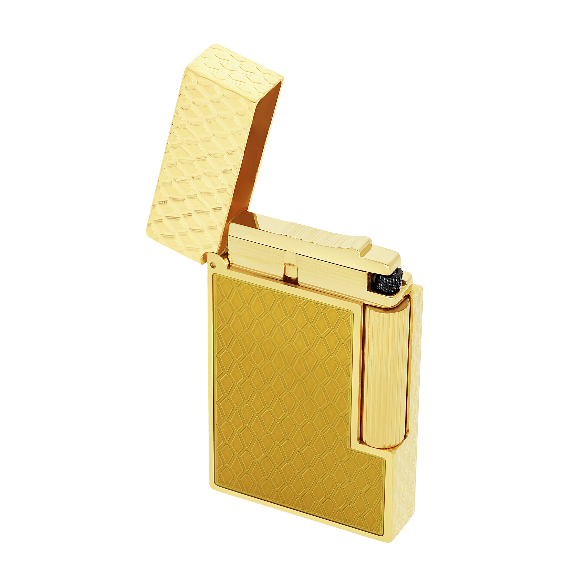 Guilloche under lacquer lighter