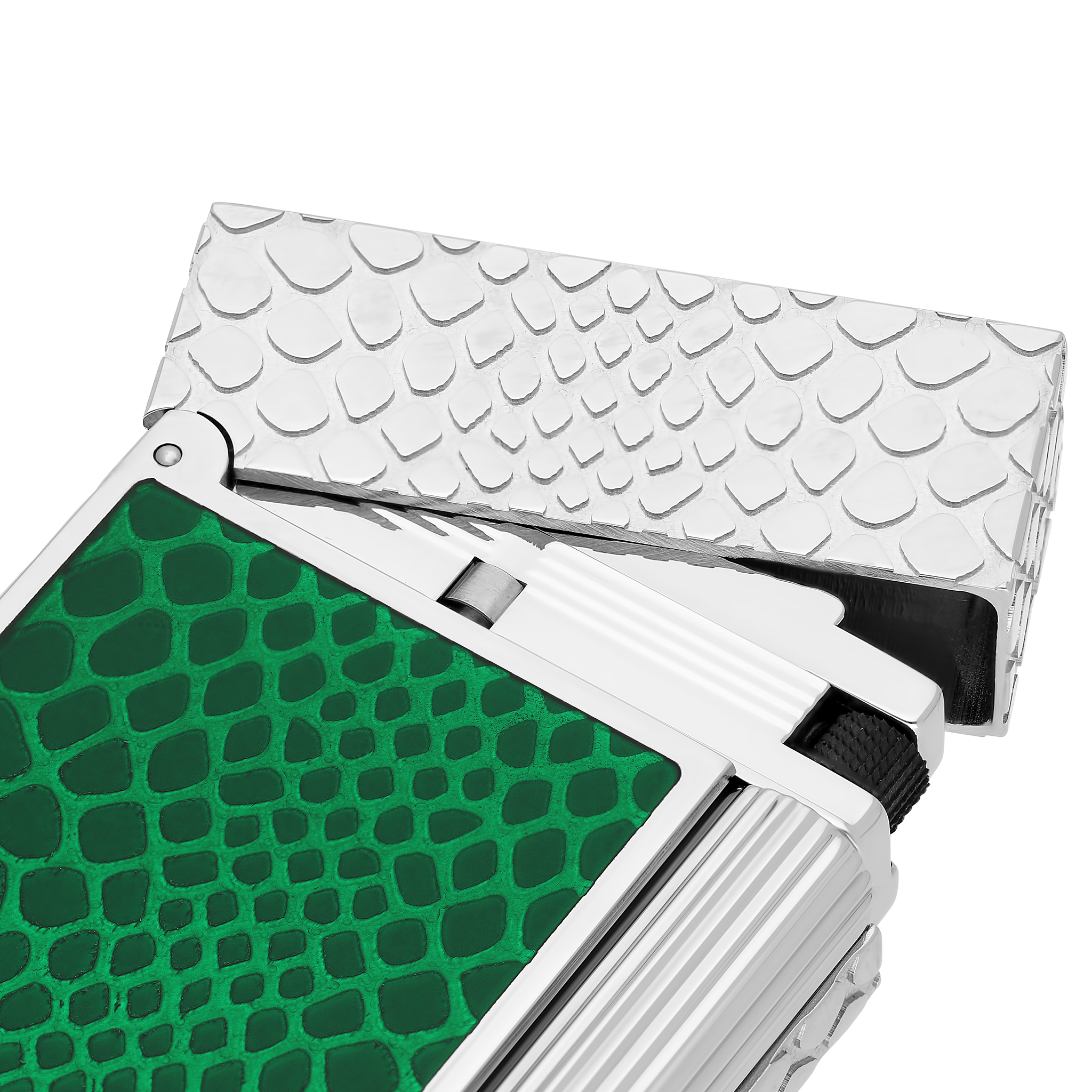 Guilloche under lacquer lighter