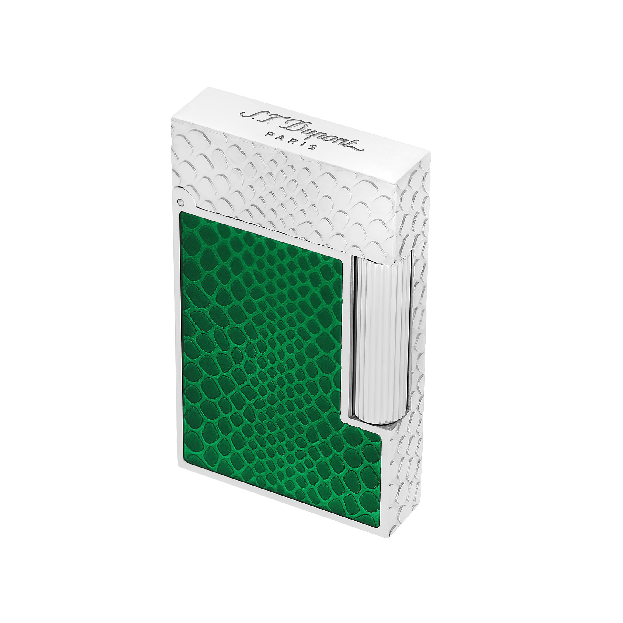 Guilloche under lacquer lighter